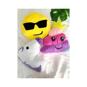 Plush Emoji Pillow Bundle